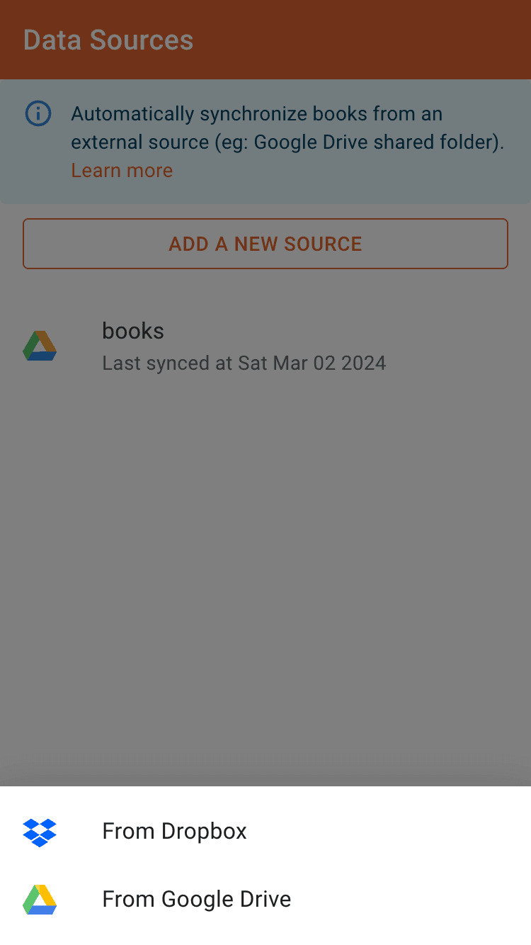 oboku feature: Sharing is caring — Want to share your library? Simply share your drive and your friends will be able to build their own library just as easily.